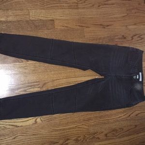 Faded black jeans